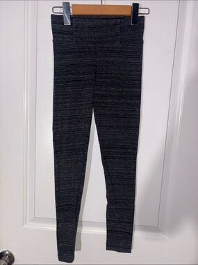 Talula Dark Heathered Gray Stretch Leggings